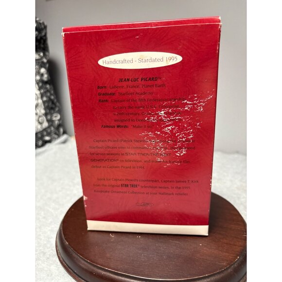 Star Trek TNG Jean-Luc Picard 1995 Keepsake Ornament By Hallmark - Picture 4 of 9